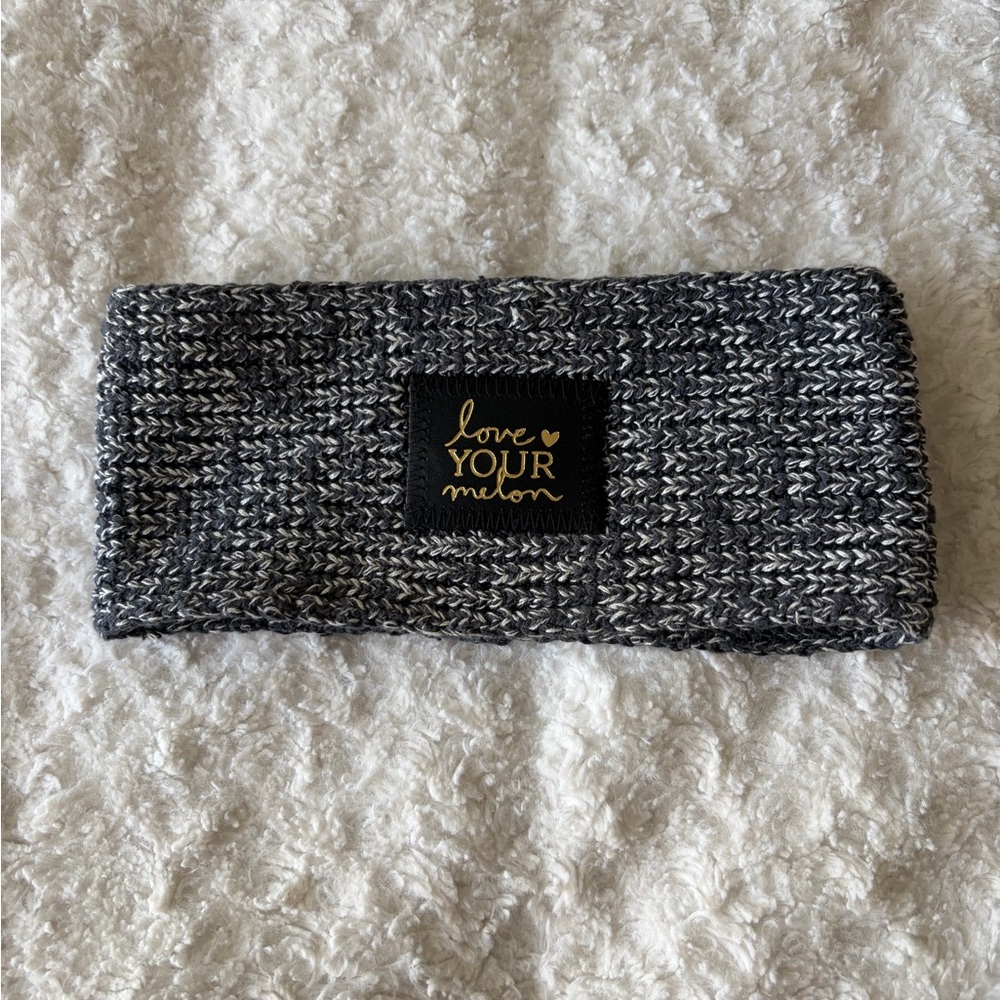 Love Your Melon Charcoal Knit Headband